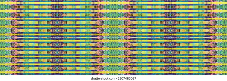Sari indian seamless pattern. Tribal art border abstract print. Ethnic ornament. 
Repeating background texture. Fabric, cloth design