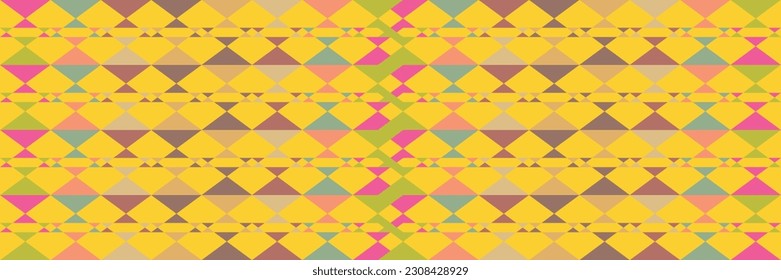 Sari indian seamless pattern. Tribal art border abstract print. Ethnic ornament. 
Repeating background texture. Fabric, cloth design