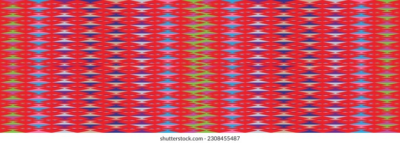 Patrón indio sari sin costura. Huella abstracta de arte tribal. Ornamento étnico. 
Textura de fondo repetida. Tela, diseño de tela