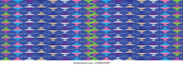 Sari indian seamless pattern. Tribal art border abstract print. Ethnic ornament. 
Repeating background texture. Fabric, cloth design
