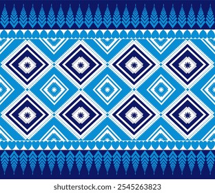 Sarong, beautiful and eye-catching patterns, seamless patterns, geometric, traditional ethnic, Thai patterns, fabric patterns for textiles, carpets, wallpaper, clothing, sarong, batik, wrapping, embro