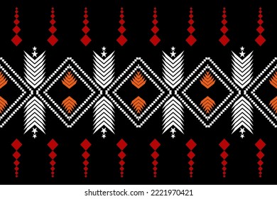 Diseño SeamlessPattern de tela sarong a partir de formas geométricas.
