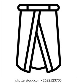 Elemento De Ícone Sarong Para Design