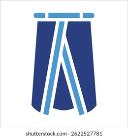 Sarong elemento de icono para el diseño