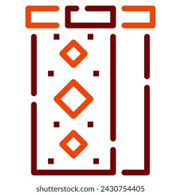 Sarong icon illustration for web, app, infographic, etc