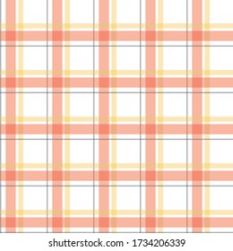 Sarong Motif con un patrón de cuadrícula. Patrón de gingham sin mar. Ilustraciones vectoriales. Textura de cuadrados/ rhombus para - manteles, mantas, mantas, manteles, camisas, textiles, vestidos, papel, carteles.