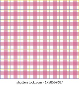 Sarong Motif with grid pattern. Seamless gingham Pattern. Vector illustrations. Texture from squares/ rhombus for - tablecloths, blanket, plaid, cloths, shirts, textiles, dresses, paper, posters.