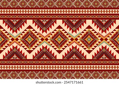 Sarong, Saree, étnico, padrão tailandês, padrão geométrico sem costura 