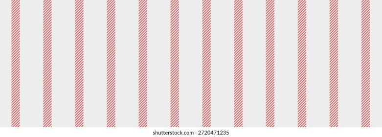 Patrón de líneas de Vertical de alfombra, textil de fondo de tela italiana. Vector sin costuras de la raya de la textura del Ped en paleta de colores blanca y roja.