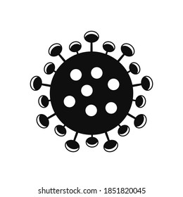 SARS-CoV-2 coronavirus sign - also called the Plague of the 21st century. This virus causes COVID-19 infectious disease and gave a start to the global economic crisis of the 2020