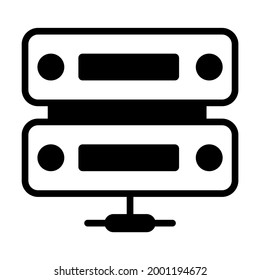 Sarver vector Icon-  Black style high quality vector illustration.