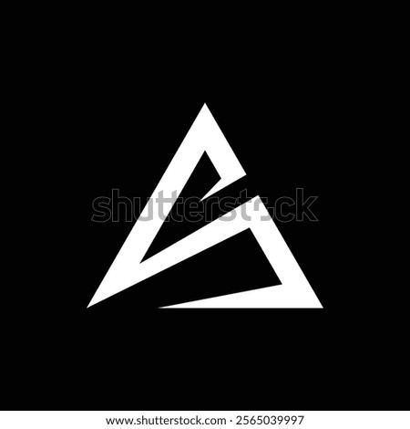 SA,,S ,A Abstract Letters Logo Monogram