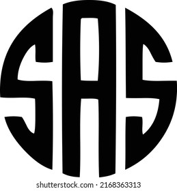 SAS Letter Monogram Logo Design