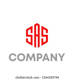 SAS logo vector design template sign