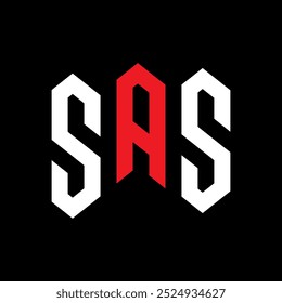 SAS modern vector logo design
