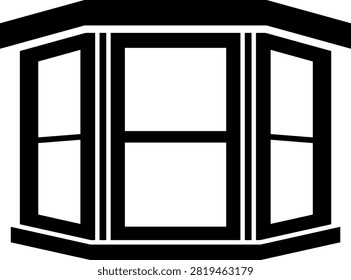 Sash Window with Sidelights Icon