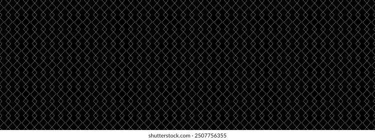 Sashiko pattern, Abstract, Geometric, Lines, Illustration, vector, alternating overlapping, orderly arrangement background, banner, website, template.