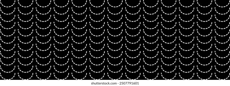 Sashiko pattern, Abstract, Geometric, Lines, Illustration, vector, alternating overlapping, orderly arrangement background, banner, website, template.