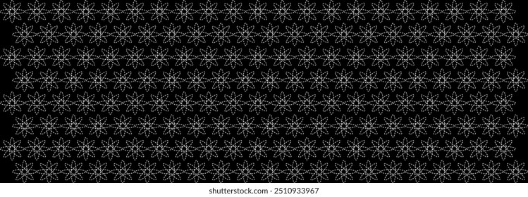 Sashiko pattern, Abstract, Geometric, Lines, pattern, Illustration, vector, alternating overlapping, orderly arrangement background, banner, website, template. Black and white color.
