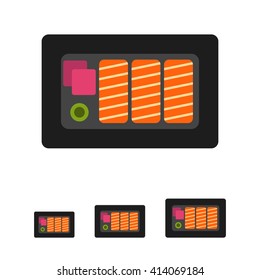 Sashimi flat icon