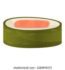 Sashimi roll icon. Cartoon of sashimi roll vector icon for web design isolated on white background