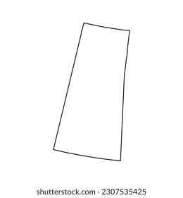 Saskatchewan map, province of Canada. Vector illustration.