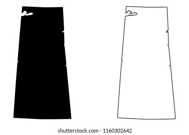 Saskatchewan (provinces and territories of Canada) map vector illustration, scribble sketch Saskatchewan map