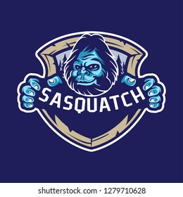 Sasquatch Badge Logo Design