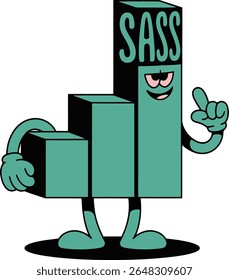 Design de caractere de gráfico de barras elegante perfeito para apresentações e gráfico de materiais de marketing