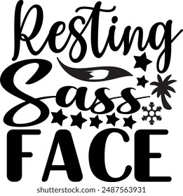 Sassy Typography Vector Art Design