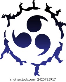 Sasuke's seal is around his neck to control his strength