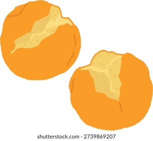 Sata andagi is a typical Okinawan local sweet (donut) made by mixing flour, sugar, and eggs and deep frying them in oil.