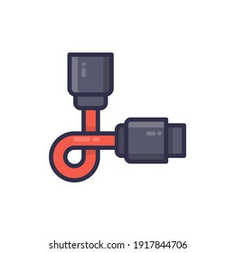 Sata Cable icon in vector. Logotype