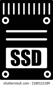 Sata SSD Icon Vector, Ssd Icon