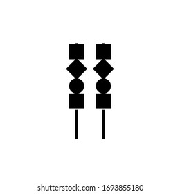 satai icon vector illustration glyph style design. isolated on white background