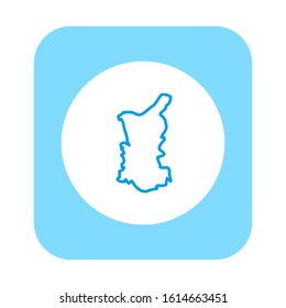 satakunta region map of the country of finland