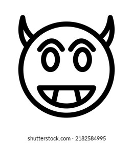 satan icon or logo isolated sign symbol vector illustration - high quality black style vector icons
