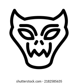 satan icon or logo isolated sign symbol vector illustration - high quality black style vector icons
