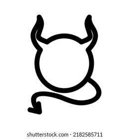 satan icon or logo isolated sign symbol vector illustration - high quality black style vector icons
