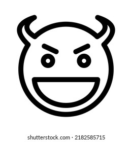 satan icon or logo isolated sign symbol vector illustration - high quality black style vector icons
