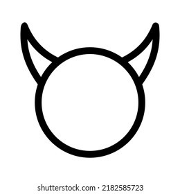 satan icon or logo isolated sign symbol vector illustration - high quality black style vector icons

