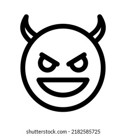 satan icon or logo isolated sign symbol vector illustration - high quality black style vector icons
