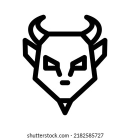 satan icon or logo isolated sign symbol vector illustration - high quality black style vector icons

