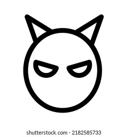 satan icon or logo isolated sign symbol vector illustration - high quality black style vector icons

