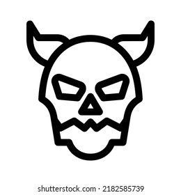 satan icon or logo isolated sign symbol vector illustration - high quality black style vector icons
