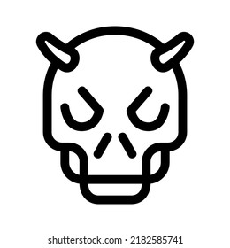 satan icon or logo isolated sign symbol vector illustration - high quality black style vector icons
