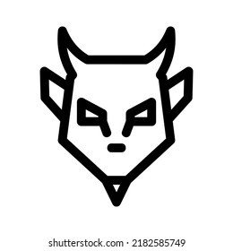 satan icon or logo isolated sign symbol vector illustration - high quality black style vector icons
