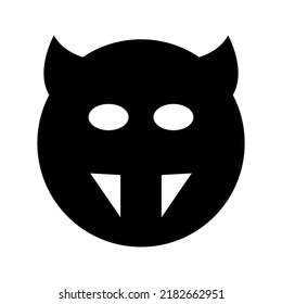 satan icon or logo isolated sign symbol vector illustration - high quality black style vector icons
