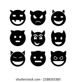 satan icon or logo isolated sign symbol vector illustration - high quality black style vector icons
