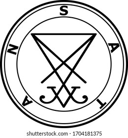 Satan (Lucifer). First sigil from 80 demons.  